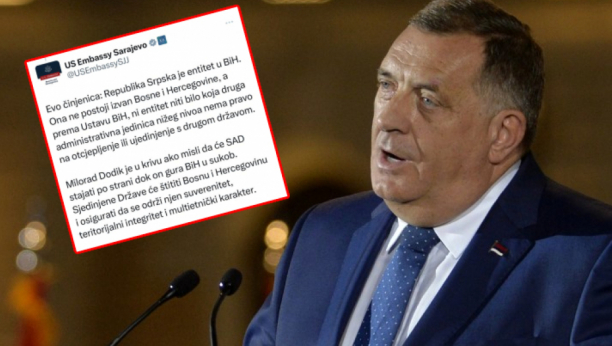 AMERIKA DIREKTNO PRETI! "Milorad Dodik greši ako misli da će SAD stajati po strani"