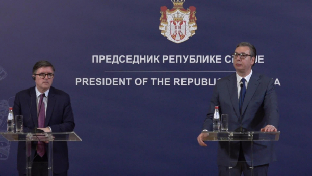 Sastanak predsednika Vučića i Džejmsa O'Brajana