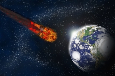 Armageddon The terrestrial asteroid at the cataclysm of the world