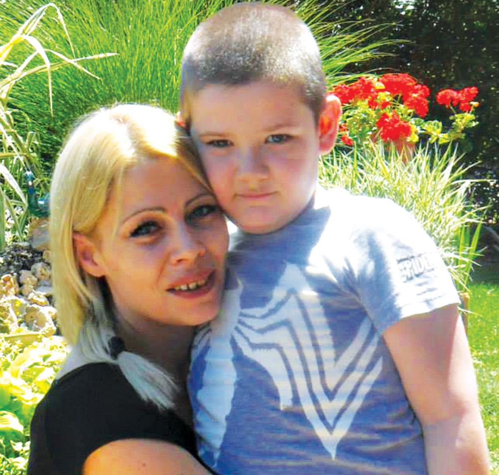 Dragana Savić sa sinom