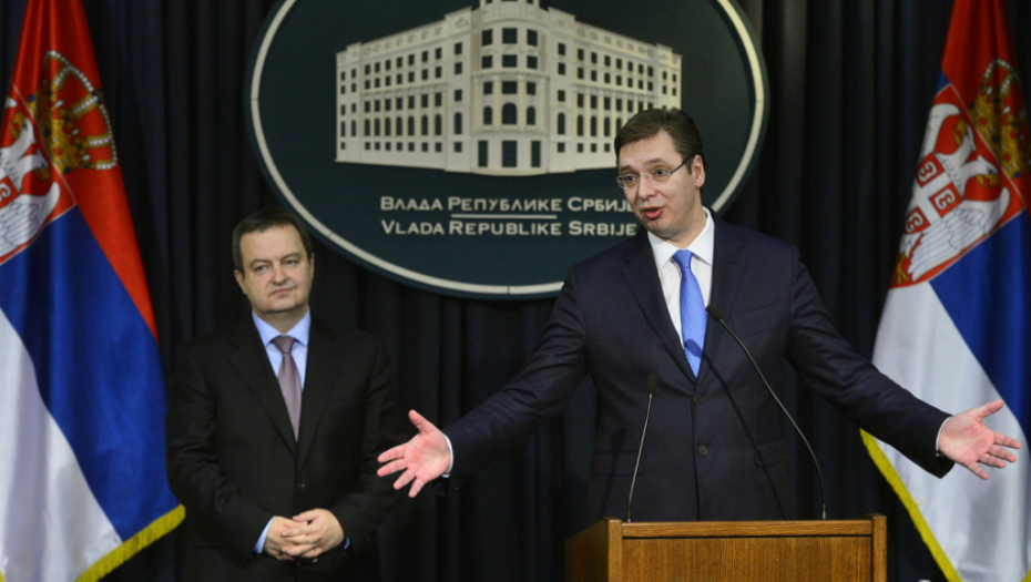 Aleksandar Vučić i ivica Dačić