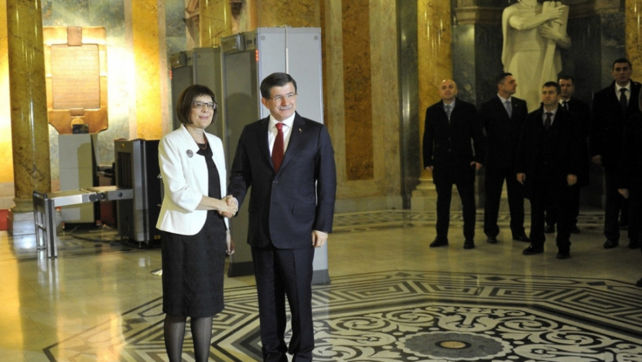 Maja Gojković i Ahmet Davutoglu