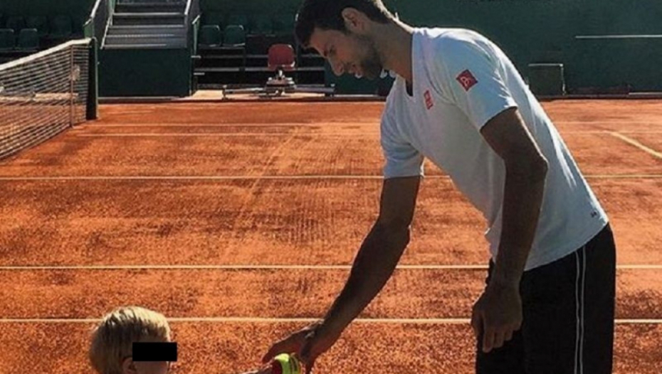 Đokovići na treningu: Novak i Stefan