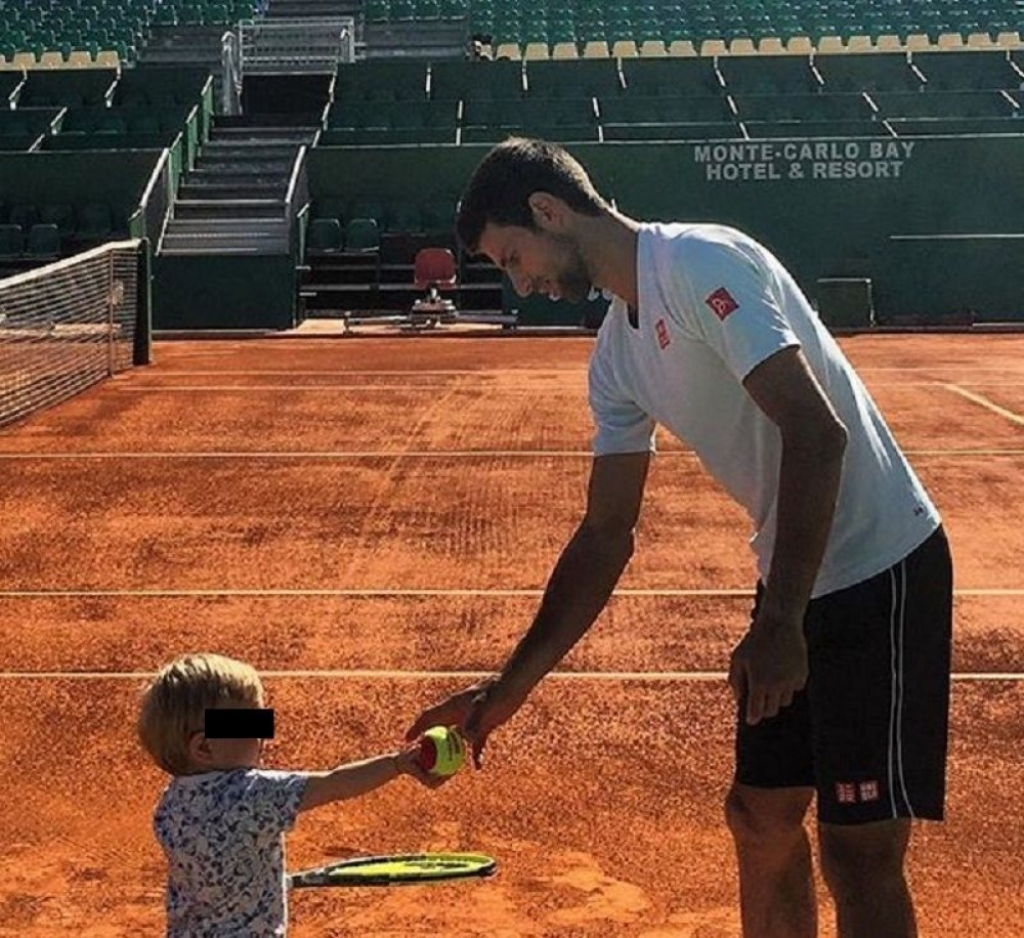 Đokovići na treningu: Novak i Stefan