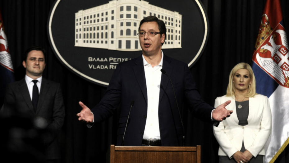 Vučić tokom obraćanja naciji