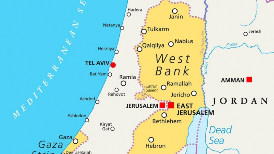 Palestina mapa