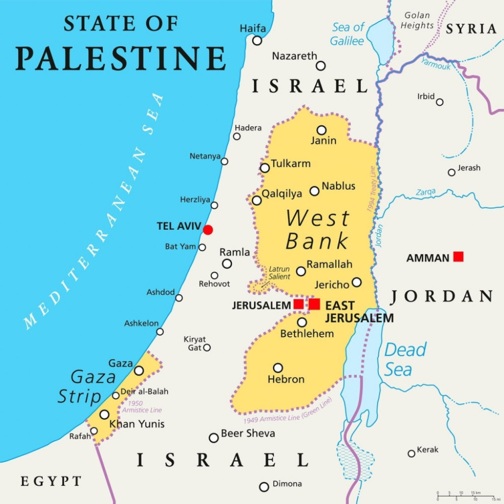 Palestina mapa