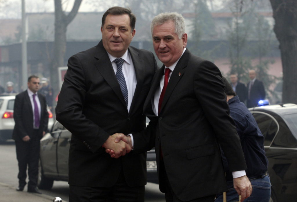 Dodik i Nikolić  AP R Pavicic