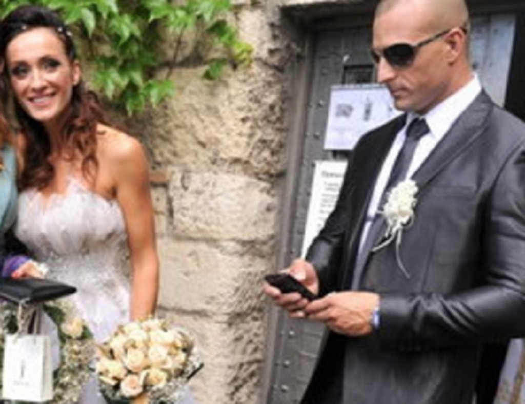Slađa i Milan na venčanju