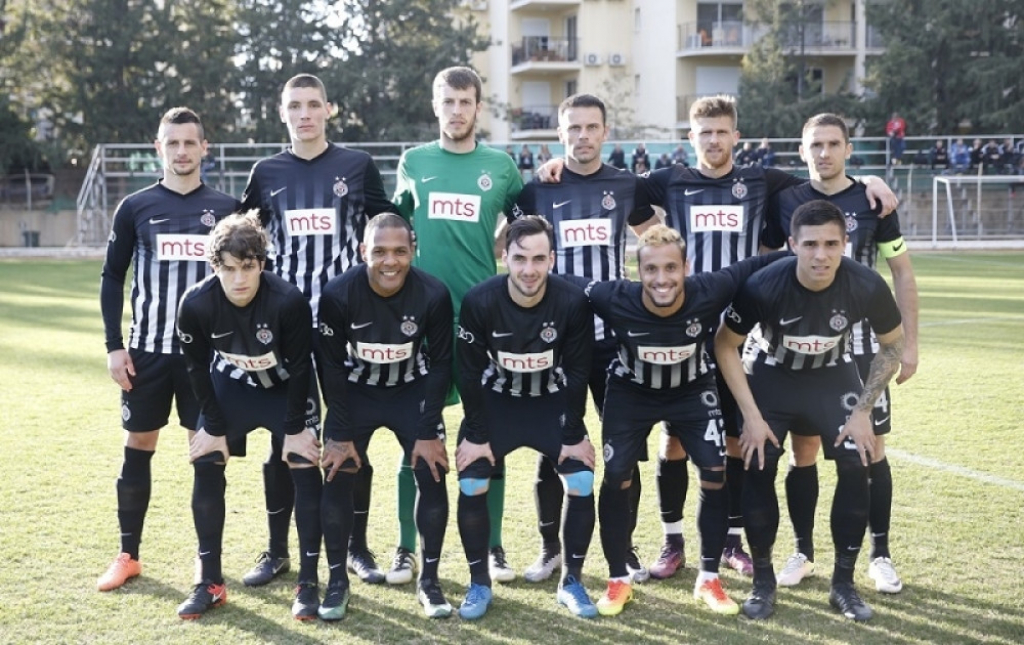 FK Partizan, startna postava na Kipru