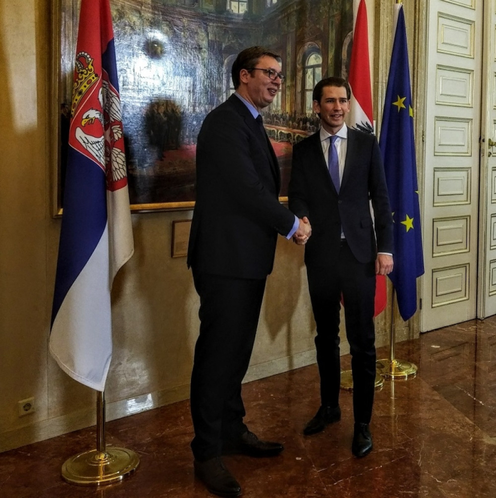 Aleksandar Vučić i Sebastijan Kurc