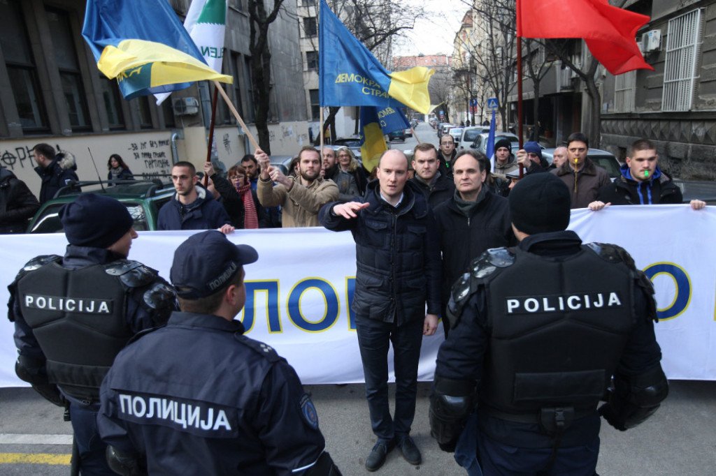 Nedić protest