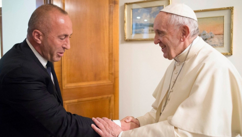 Haradinaj i papa Franja