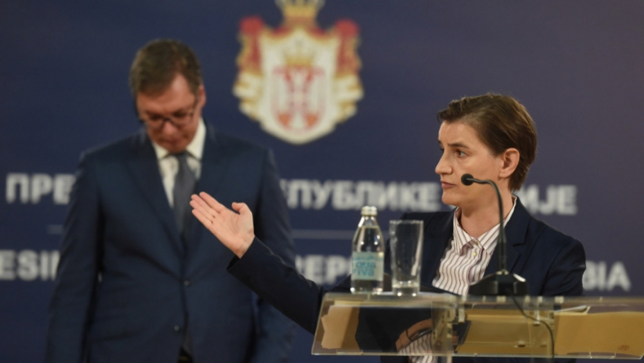 Aleksandar Vučić i Ana Brnabić