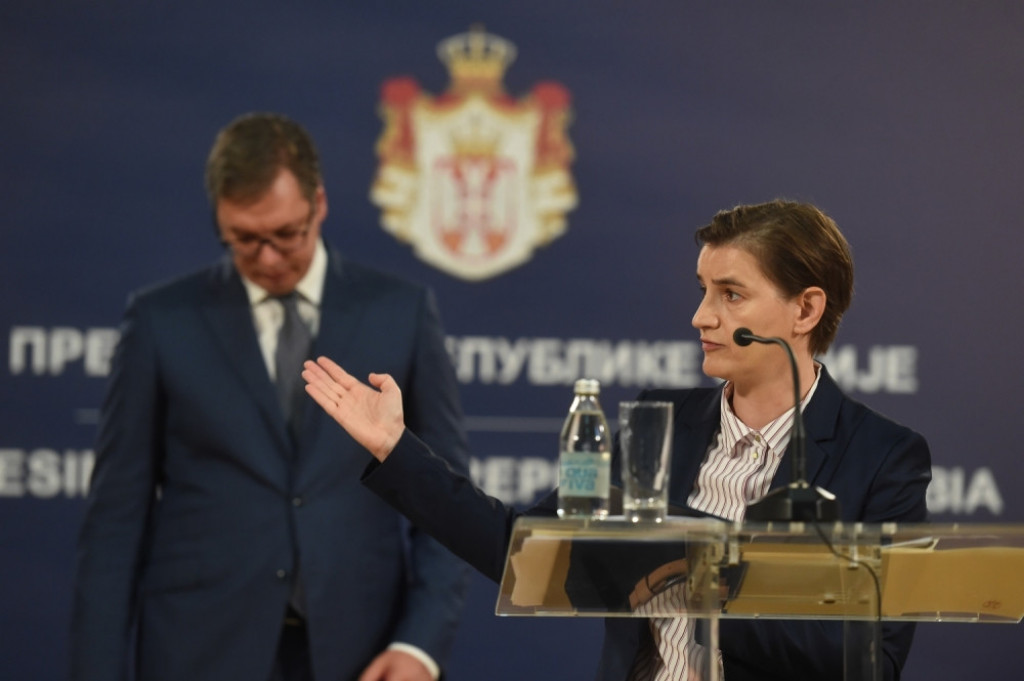 Aleksandar Vučić i Ana Brnabić