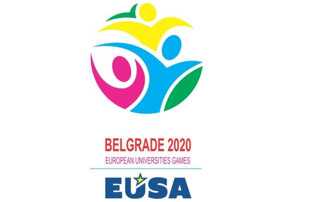 Белград 2020. EUSA. Belgrade Universiade symbol.