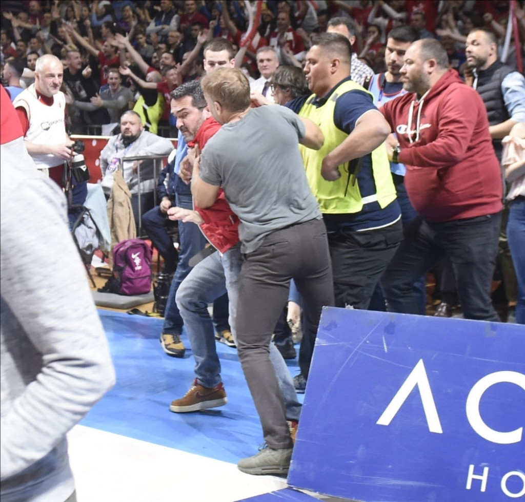 Incident na derbiju Crvena zvezda - Partizan, Milan Kalinić