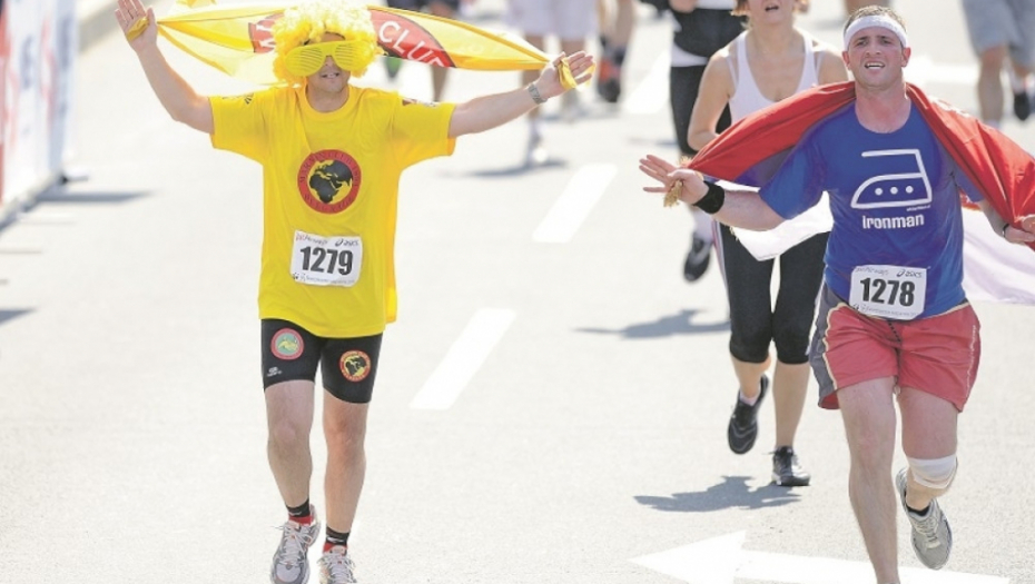 Kostimirani trkači na Beogradskom maratonu