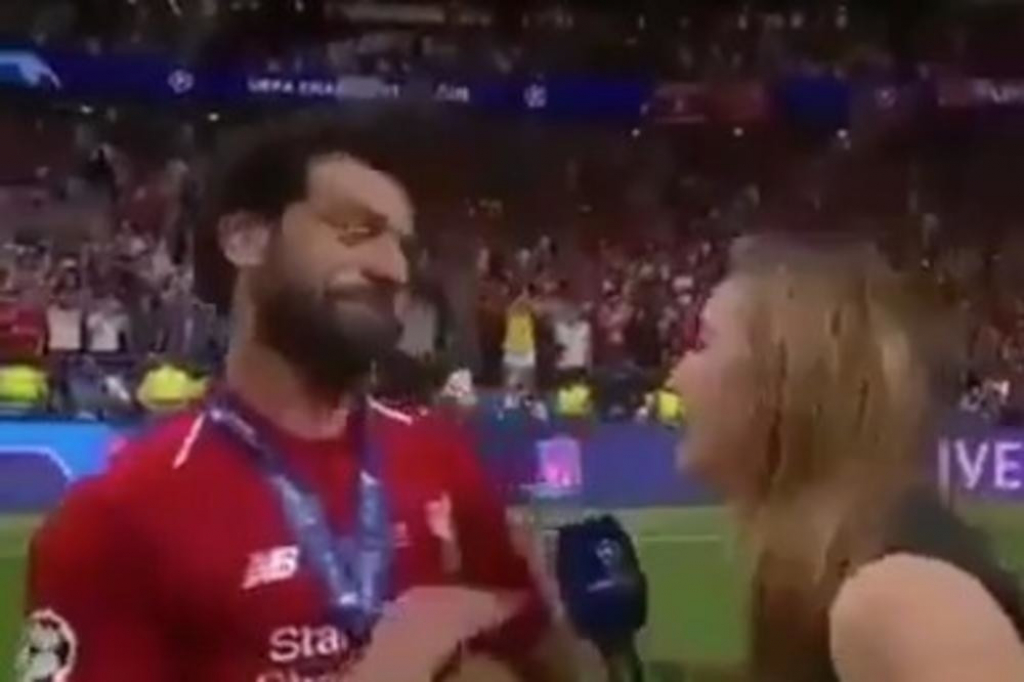 Mohamed Salah sa novinarkom