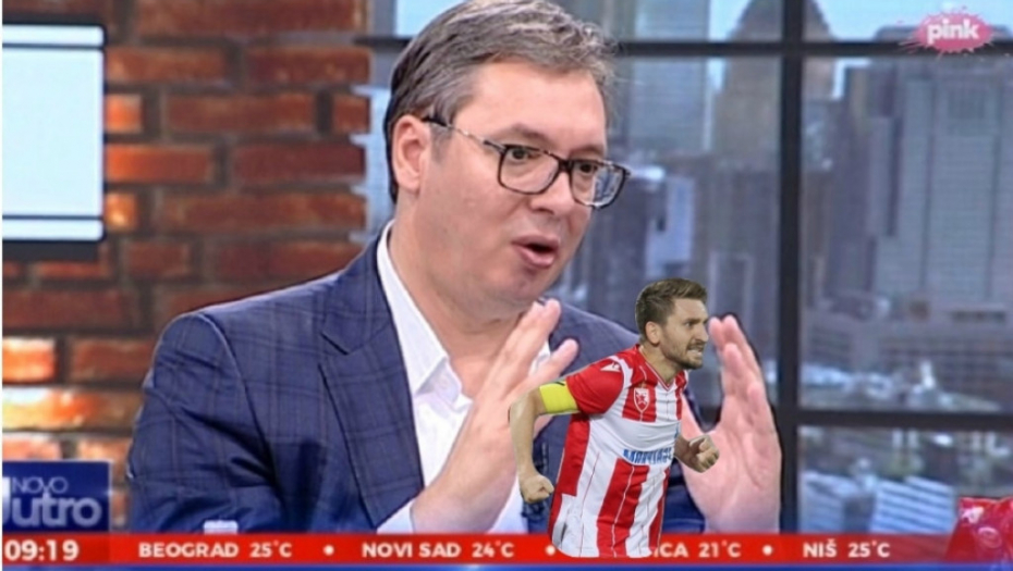 Aleksandar Vučić i Marko Marin