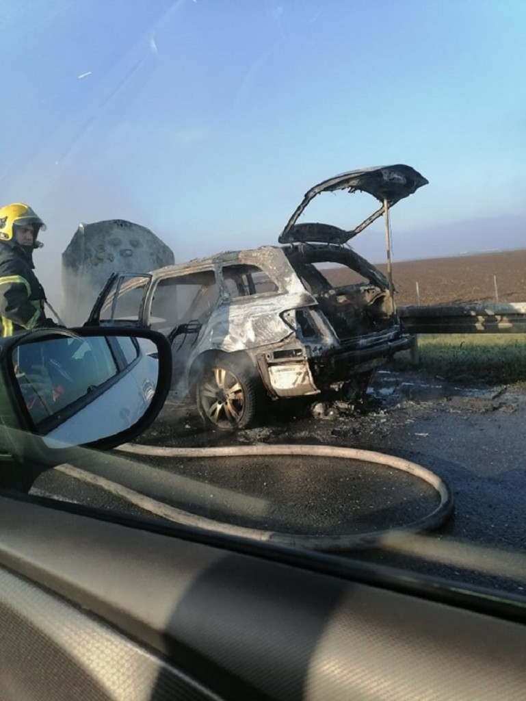 Požar na auto-putu Miloš Veliki