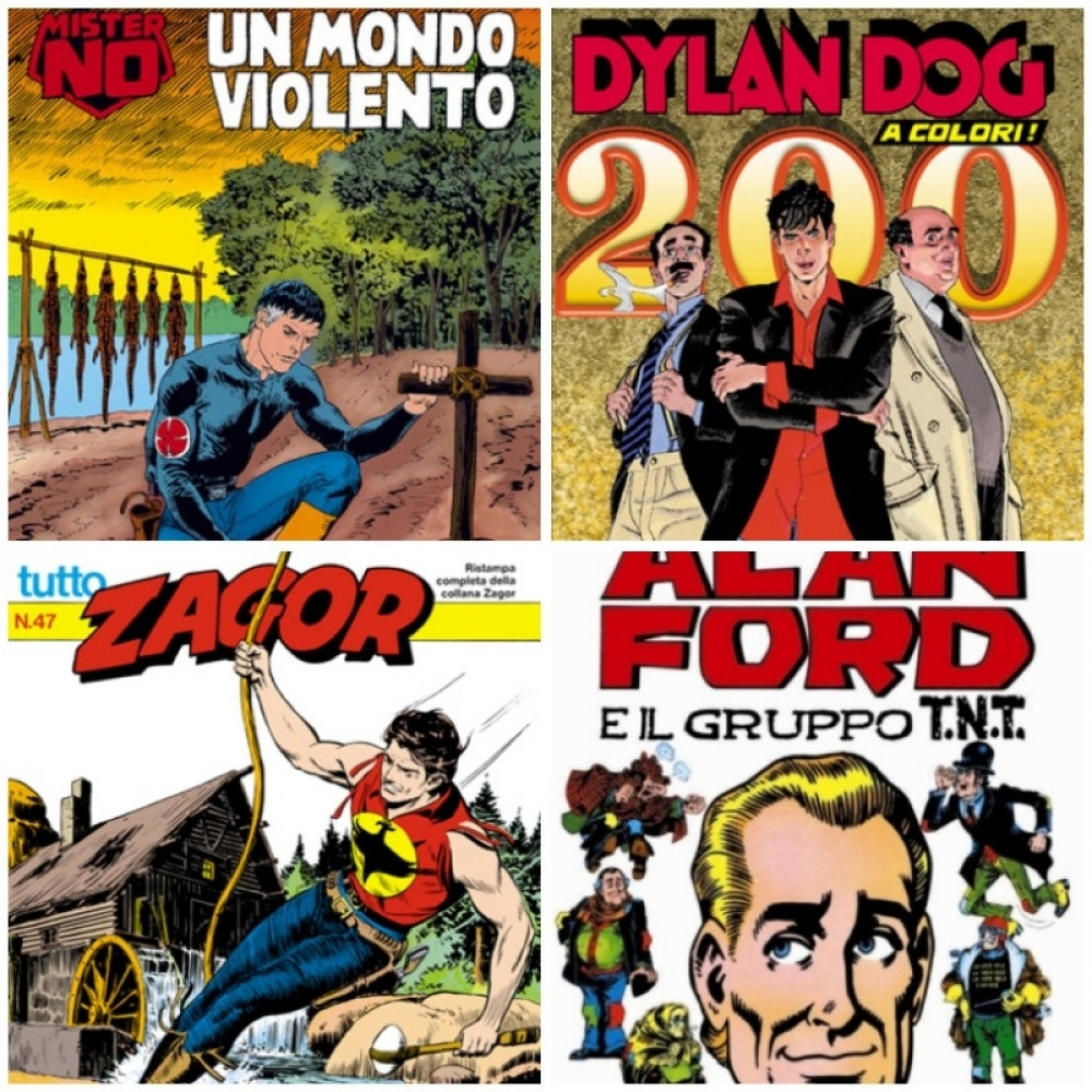 strip, Dilan Dog, Zagor, Alen Ford