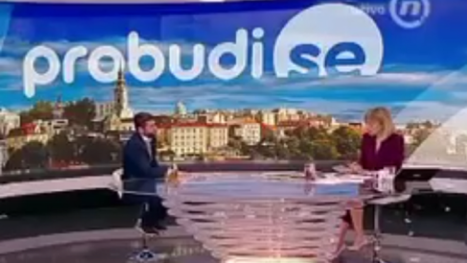 HAOS, LETELO PERJE U STUDIJU Aleksandar Šapić preslišao voditeljku na Đilasovoj televiziji! (VIDEO)