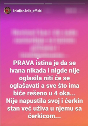 OVO JE JEDINA I PRAVA ISTINA Evo gde je zaista Kristijanova žena Ivana?!