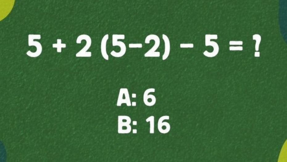 Matematička mozgalice napravila haos na internetu: Koje je tačno rešenje?