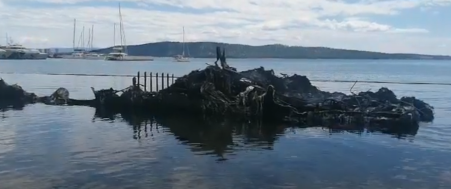 NIJE JOJ BILO SPASA! Ovako izgleda jahta Milana Popovića nakon stravičnog požara, šteta se meri u milionima! (VIDEO)