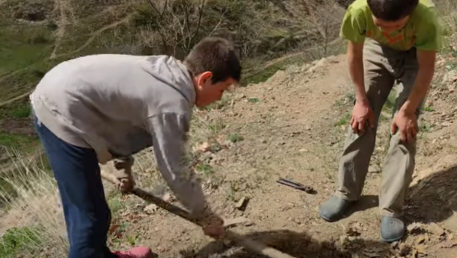 HRABRI DEČACI KOPAJU KANALE KAKO BI MOGLI DA SE OKUPAJU Braća Danijel i Jovica sa Kosmeta imaju samo jednu želju (VIDEO)