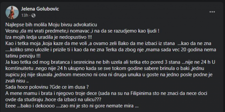 RIJALITI POBEDNICI ODUZIMAJU STAN, HOĆE DA JE IZBACE NA ULICU? Uplašena Jelena Golubović se odmah oglasila: Sve smo uložili, gde će im duša?