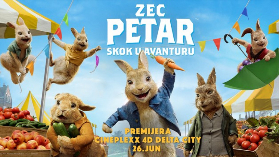 ZEC PETAR I DRUŽINA PREMIJERNO OVE SUBOTE U CINEPLEXX 4D DELTA CITY BIOSKOPU Nastavak sinhronizovane avanture stiže na veliko platno