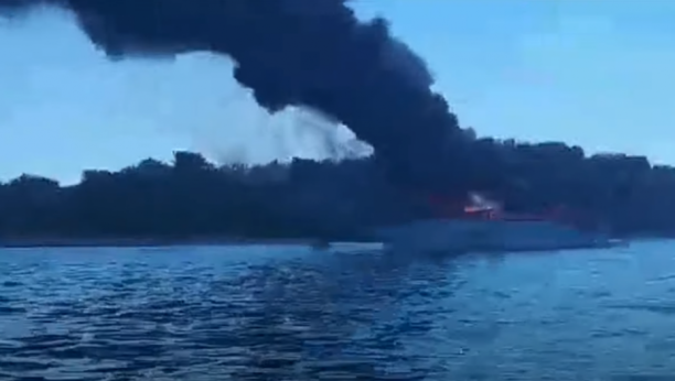 ŠTRAHE SKOČIO SA ZAPALJENE JAHTE! Haos u Hrvatskoj! Izbio požar na turističkom brodu, bivši vicekancelar Austrije se jedva spasao! (VIDEO)