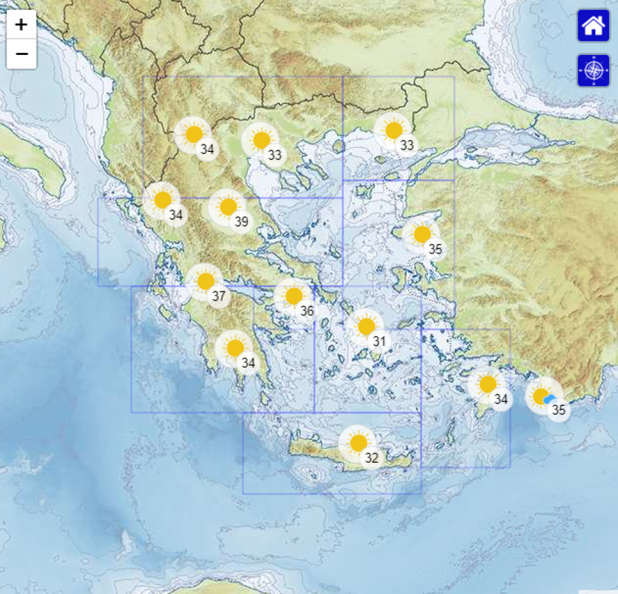 GRČKA SE ZNOJI! Ako idete na letovanje spremite se! Meteorolozi najavljuju žestok toplotni talas iz Afrike! (MAPA)