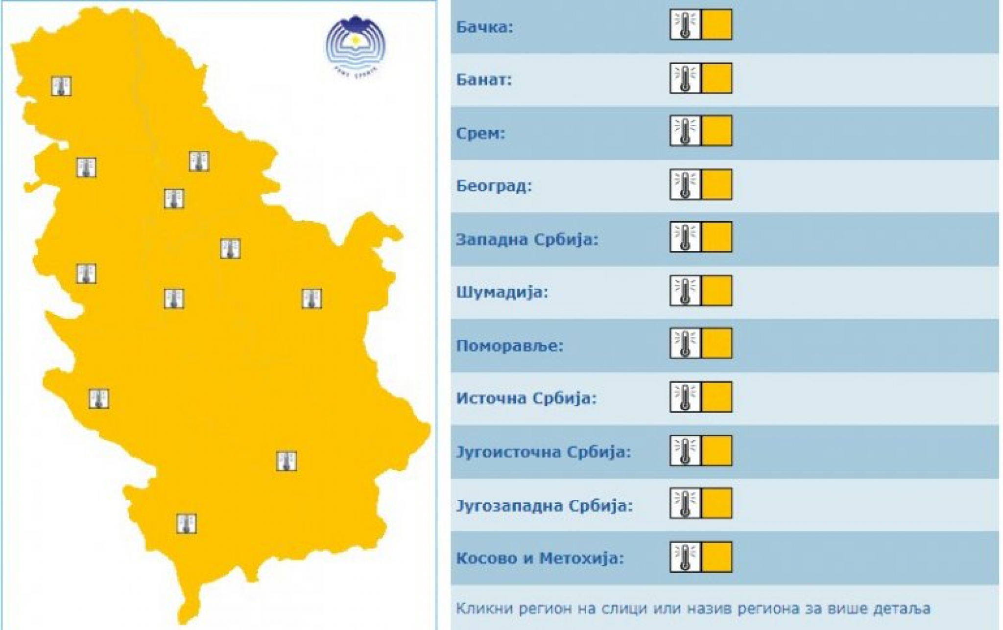 STIŽE NAM VEOMA OPASNO VREME, UPALJENI SU METEOALARMI Tropski talas je odmah iza ugla, RHMZ izdao više upozorenja