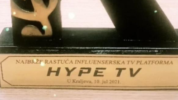 TUBE STAR AWARDS 2021: Hype televizija proglašena za najbrže rastuću influensersku TV platformu!