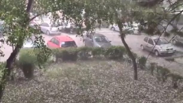 JAKO NEVREME POGODILO NIŠ Grad veličine jajeta se sručio na jug Srbije (VIDEO)