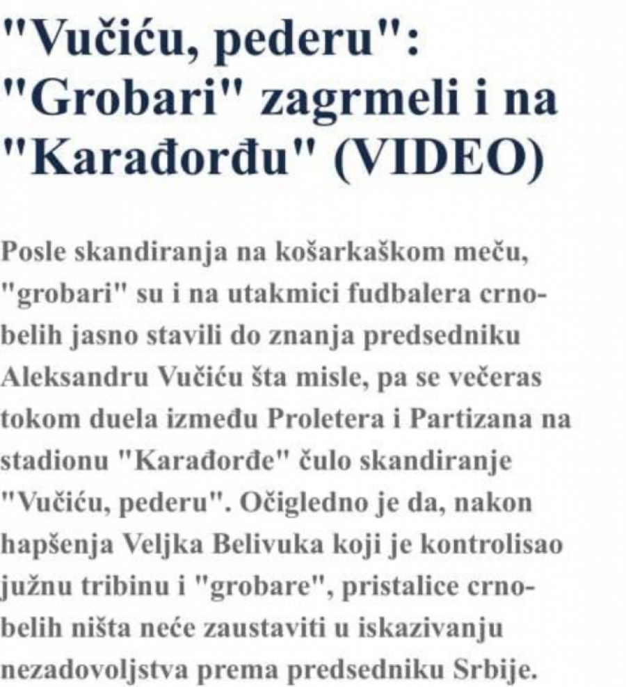 ĐILAS VIŠE I NE KRIJE Otvoreno podržava koljača Belivuka, on mu je poslednja slamka spasa