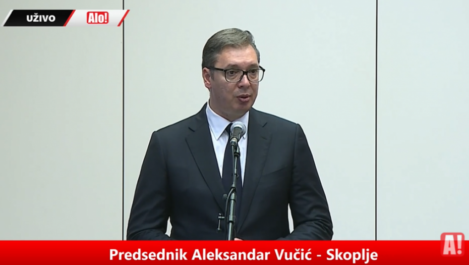 VUČIĆ IZ SKOPLJA Menja se naziv "Mini Šengen", Srbija potpisuje tri sporazuma (VIDEO)