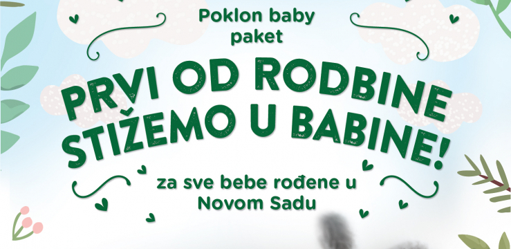 Univerexport poklon paketi za sve bebe Novog Sada