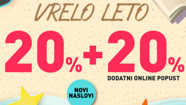 TRAJE DO 12. AVGUSTA! Vulkanova letnja akcija: Više od 130 naslova na sniženju 20% + 20%!