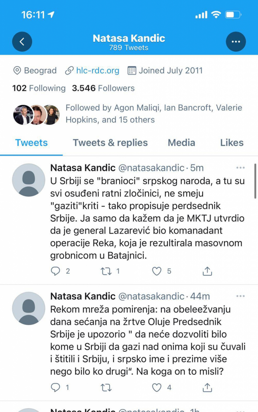 NATAŠA KANDIĆ UDARILA NA PREDSEDNIKA: Vučiću daj nam glavu generala Lazarevića!