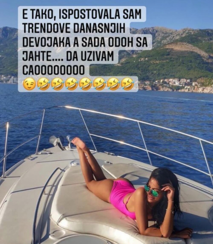 POZIRALA NA JAHTI I POKAZALA STARLETAMA KAKO SE TO RADI! Bivša zadrugarka se skinula i pokazala kakvim telom raspolaže! (FOTO)