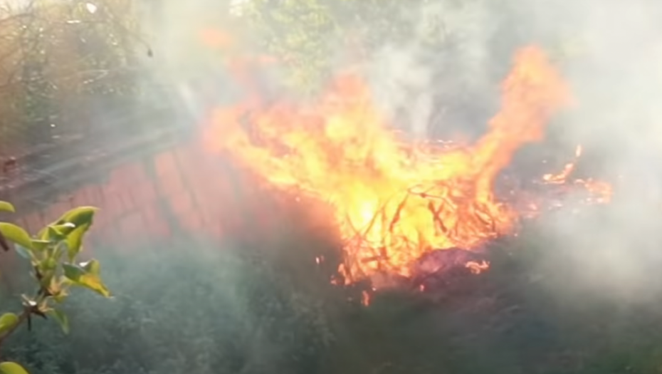 VATRA GUTA SELO KOD PULE Ugrožene kuće, vatrogasci na terenu