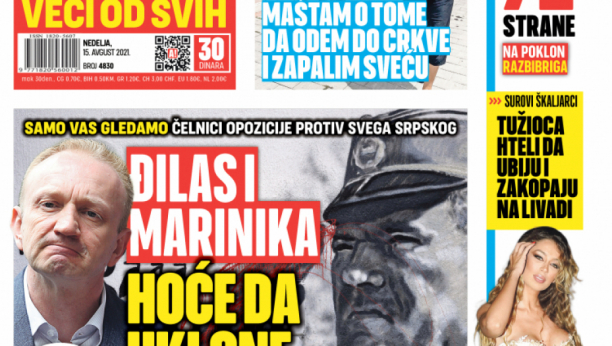 Đilas i Marinika traže da se ukloni mural Ratka Mladića