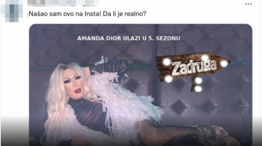 TRANSVESTIT ULAZI U ZADRUGU 5?! Druži se sa estradom, sa pojedinima je bila u vezi, a pominje ove pevače!