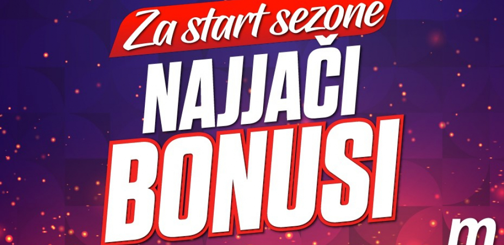 BONUSI NIKAD VEĆI – “NAORUŽAJTE SE” ZA TOP LIGE U MERIDIANU!