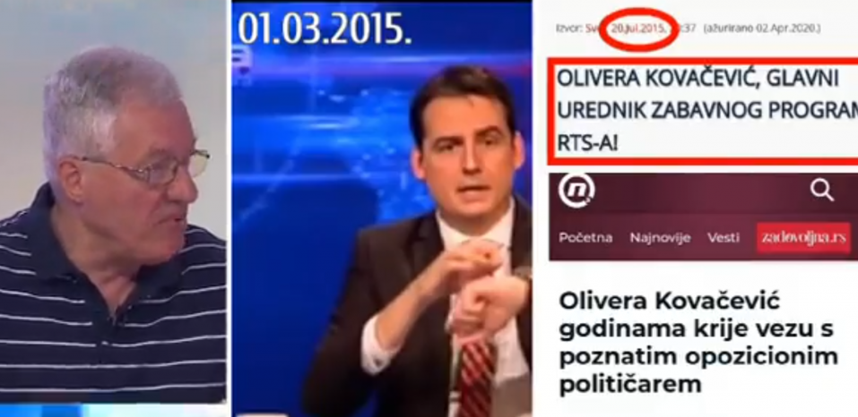 NA BBC-U MOGU DA KRITIKUJU VLAST, A NA RTS NE! TO JE LAŽ Veljanovski pokušava da opravda etiketiranje medija od strane Tvitera