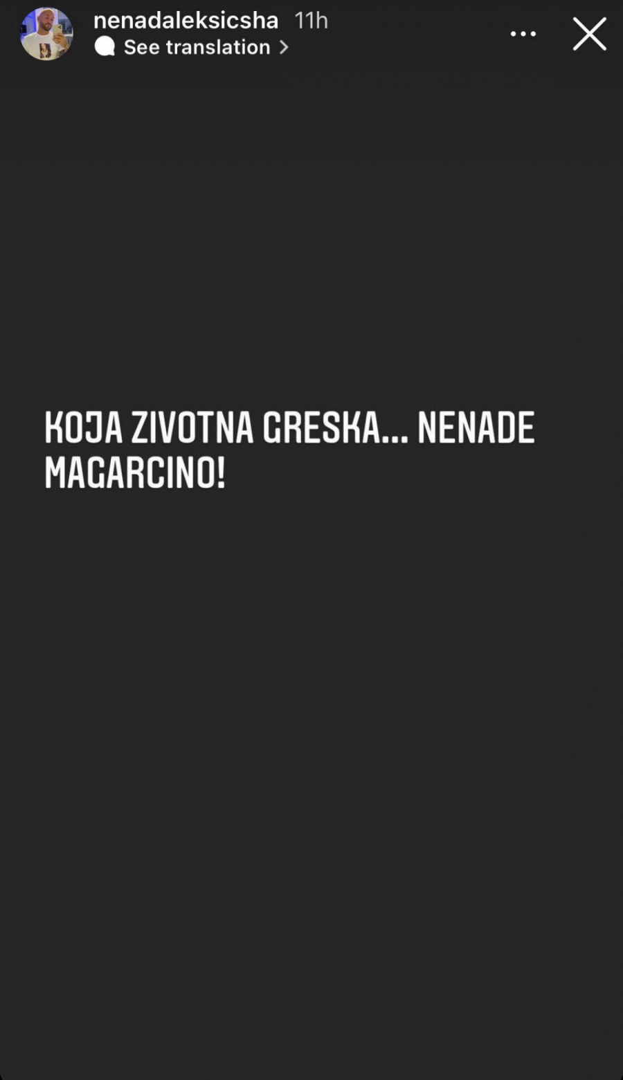 OVO MI JE ŽIVOTNA GREŠKA Ša se oglasio posle snimka na kom Taru napada nožem!